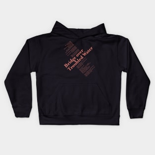 OVER TROUBLED WATER Kids Hoodie